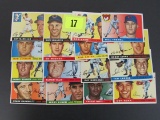 Lot (16 Diff) 1955 Topps Baseball Cards