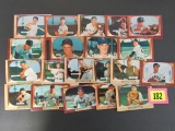 Lot (20 Diff) 1955 Bowman Baseball Cards