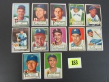 Lot (12 Diff) 1952 Topps Baseball Cards