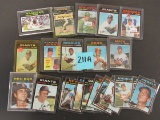 Lot (22) 1971 Topps Baseball Stars & High Numbers