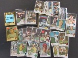 Lot (36) 1973 Topps Baseball Stars & High Numbers