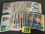 Lot (40+) 1960 Topps Baseball Cards Mostly Different