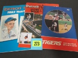 1974, 1983, 1984 Detroit Tigers Scorebooks Incl. Signed By Willie Horton