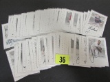 Huge Lot (80) 1997 Leaf Signature Baseball Auto Cards