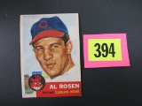 1953 Topps #135 Al Rosen Cleveland Indians
