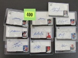 Lot (10) 1999 Sp Authentic Top Prospects Chirography Autograph Cards