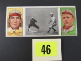 1912 T202 Hassan Tobacco Triple Folders Harmon & Bresnahan (hof)