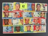 Lot (16 Diff) 1955 Topps Baseball Cards