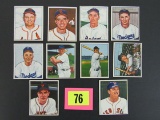 High Grade Lot (10 Diff) 1950 Bowman Baseball Cards