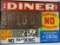 Case Lot of Vintage License Plates and Advertising Signs