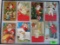 Lot of (8) Antique Christmas Postcards, Several Santa Claus