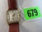 Hamilton Murray Model 17 Jewel Wrist Watch w/ Gold Filled Case