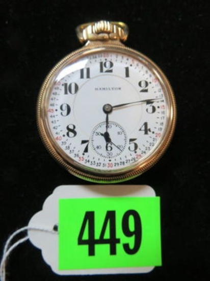 Hamilton (Model 992-B) 21 Jewel Railroad Pocket Watch