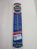 Mail Pouch Tobacco Metal Advertising Thermometer