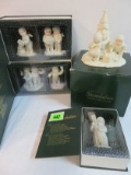 Grouping of Dept. 56 Snowbabies Porcelain Figurines w/ Original Boxes