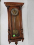 Antique 1910 Junghans Weight Driven Regulator Wall Clock