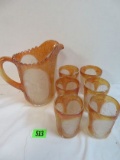 Vintage Imperial Marigold Carnival Glass 