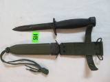 Vintage German Made Fighting Knife with Scabbard