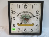 Vintage Auto Owners Insurance Co. Electric Clock (Crystal Mfg. Co)