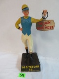 Vintage Old Taylor 86 Kentucky Whiskey Advertising Statue