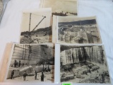 Group of 5 Vintage Black and White 8