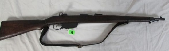 Excellent Steyr M95 Budapest 8x56r Straight Pull Rifle W/ Original Leather Sling