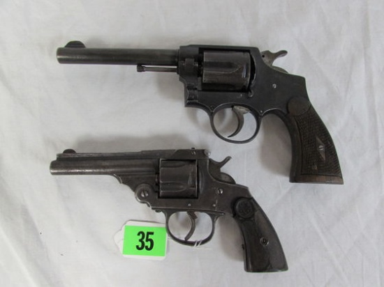* Lot Of (2) Spanish Made 6-shot Revolvers