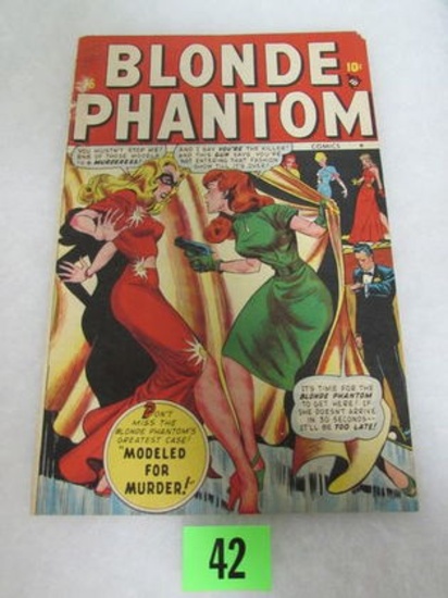 Blonde Phantom #16 (1947) Classic Golden Age Gga
