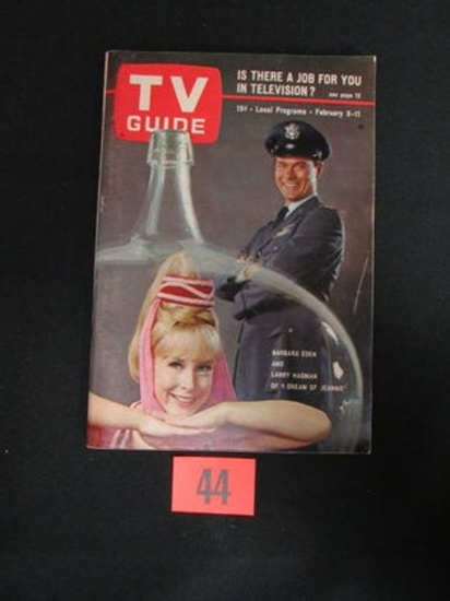 Tv Guide Feb. (1966) I Dream Of Jeannie