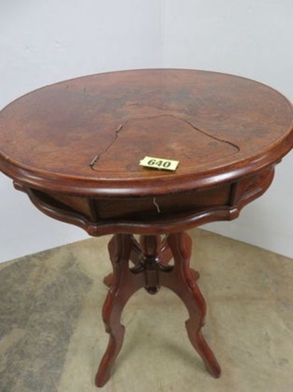 Rare 1871 Revolving Divided Compartment Table
