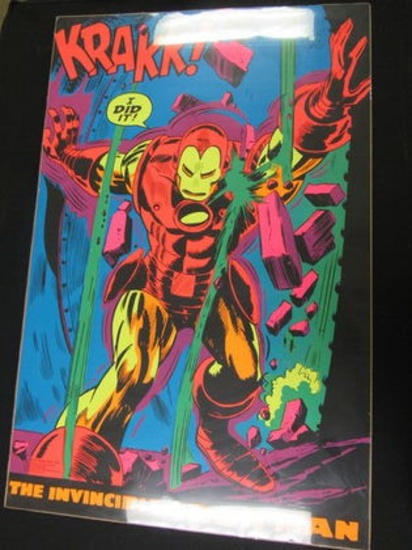 Iron Man (1971) Black Light Poster