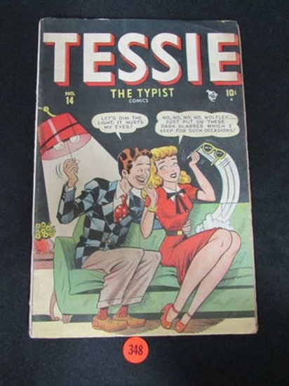 Tessie The Typist #14/1948 Timely/marvel Golden Age Gga