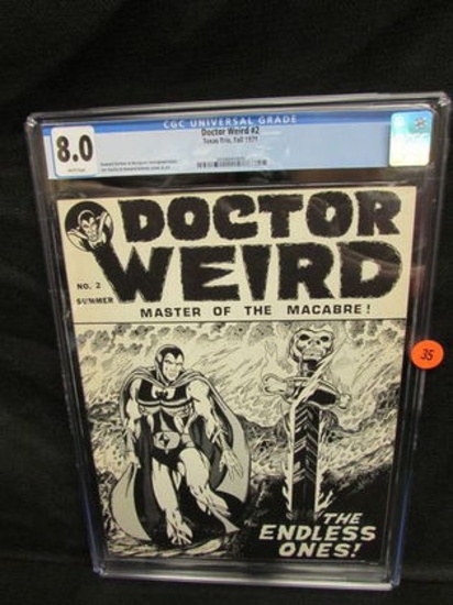 Doctor Weird #2/1971/starlin/cgc 8.0