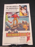 Rumble On The Docks (1956) 1-sheet