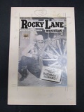 Rocky Lane Western #10/original Cover
