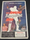 Amazing Transparent Man (1959) 1-sheet