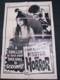 Master Of Horror (1971) 1-sheet Poster