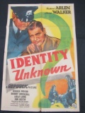 Identity Unknown (1945) 1-sheet