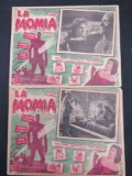 The Mummy (1959) Lot Of (2) Lobby Cards