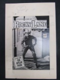 Rocky Lane Western #15/original Cover