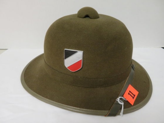 WWII Nazi German Afrika Korps Pith Helmet