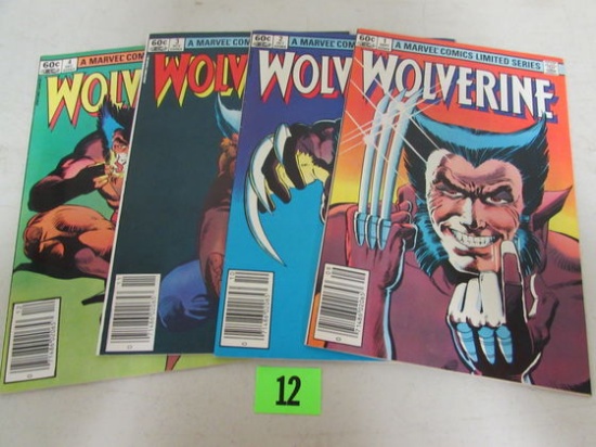 Wolverine #1, 2, 3, 4 (1982) Limited Series Complete Run