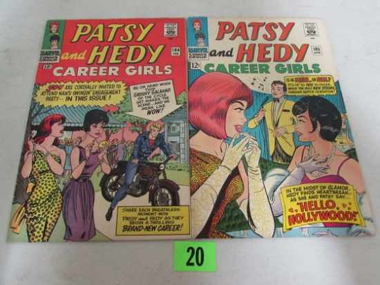 Patsy And Hedy #104 & 105 Silver Age Marvel Gga
