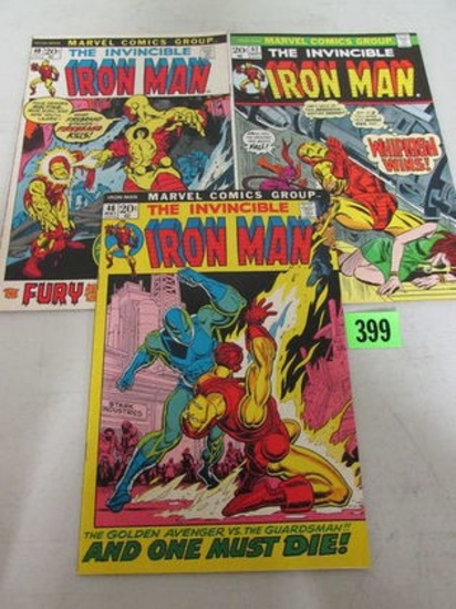 Iron Man Early Bronze Lot #46, 48, 62