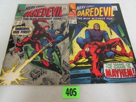 Daredevil #35 & 36 Silver Age Marvel