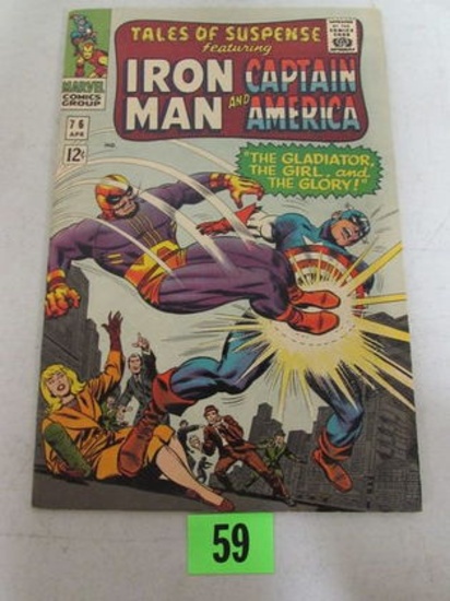 Tales Of Suspense #76 (1966) Silver Age Gladiator/ Captain America