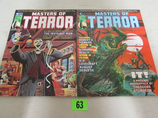 Masters Of Terror #1 & 2 (1975) Marvel/ Curtis