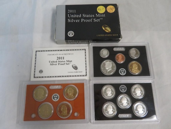 2011 United States Mint Silver Proof Set