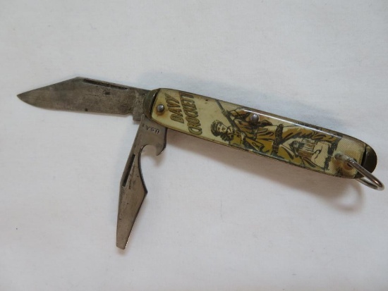 Vintage Colonial "Davy Crockett" 2 Blade Pocket Knife