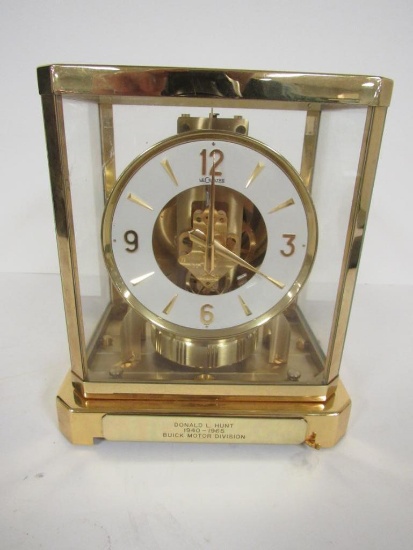 Beautiful 1965 LeCoultre Atmos Buick Retirement Clock